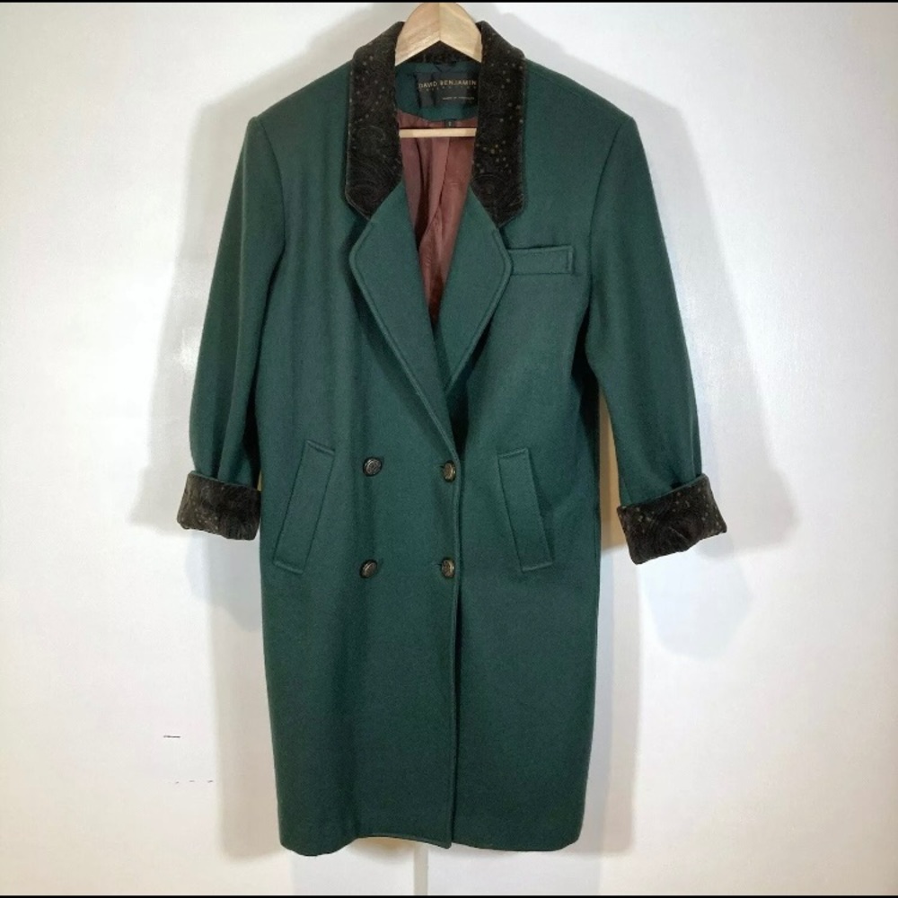 David Benjamin Vintage Wool Peacoat